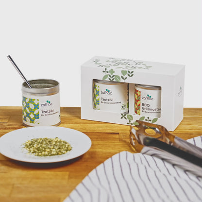Grill & Dip Bio-Gewürz-Geschenkset (2 Gewürze)